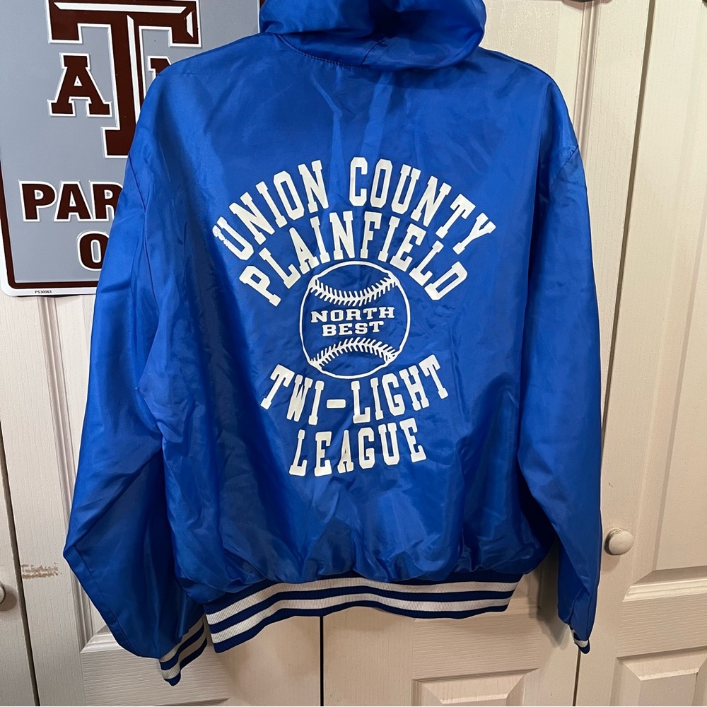Union County Plainfield Baseball Hooded Windshirt - Picture 3 of 12